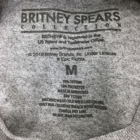 BRITNEY SPEARS Collection Graphic Tee T Shirt Concert Tour Y2K Vibes Size Medium - Picture 8 of 9